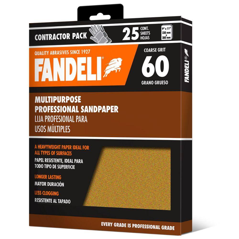 10 x Silverline Aluminium Oxide Coarse 60 Grit Sandpaper Hand Sheets Sanding 