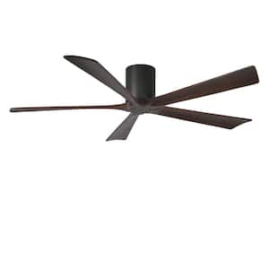 Irene 60 in. Indoor/Outdoor Matte Black Ceiling Fan with Remote Control and Wall Control
