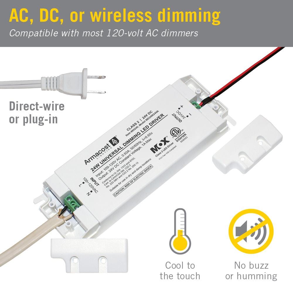 24-Watt Dimmable LED Power Supply for Lighting