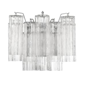 Addis 2-Light Polished Chrome Dimmable Wall Sconce
