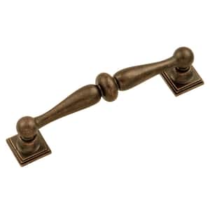 Somerset Collection 3-3/4 in. (96 mm) Center-to-Center Dark Antique Copper Zinc Bar Pull 1 Pack