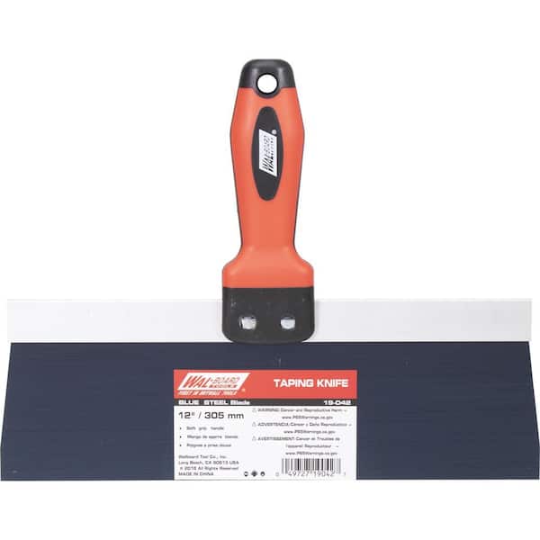 Wal-Board Tools 12 in. Blue Steel Blade Taping Knife