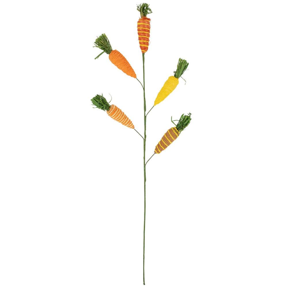 Striped Carrots Artificial Easter Spray-23.75 in. price history on PriceWatchPro