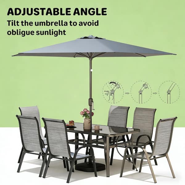 7 1 2 ft patio umbrella in red 7.5FT Outdoor Patio Umbrella,Dark Red - Bed Bath & Beyond