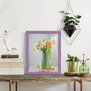 Modern 11 in. x 14 in. Violet Picture Frame (Set of 4)