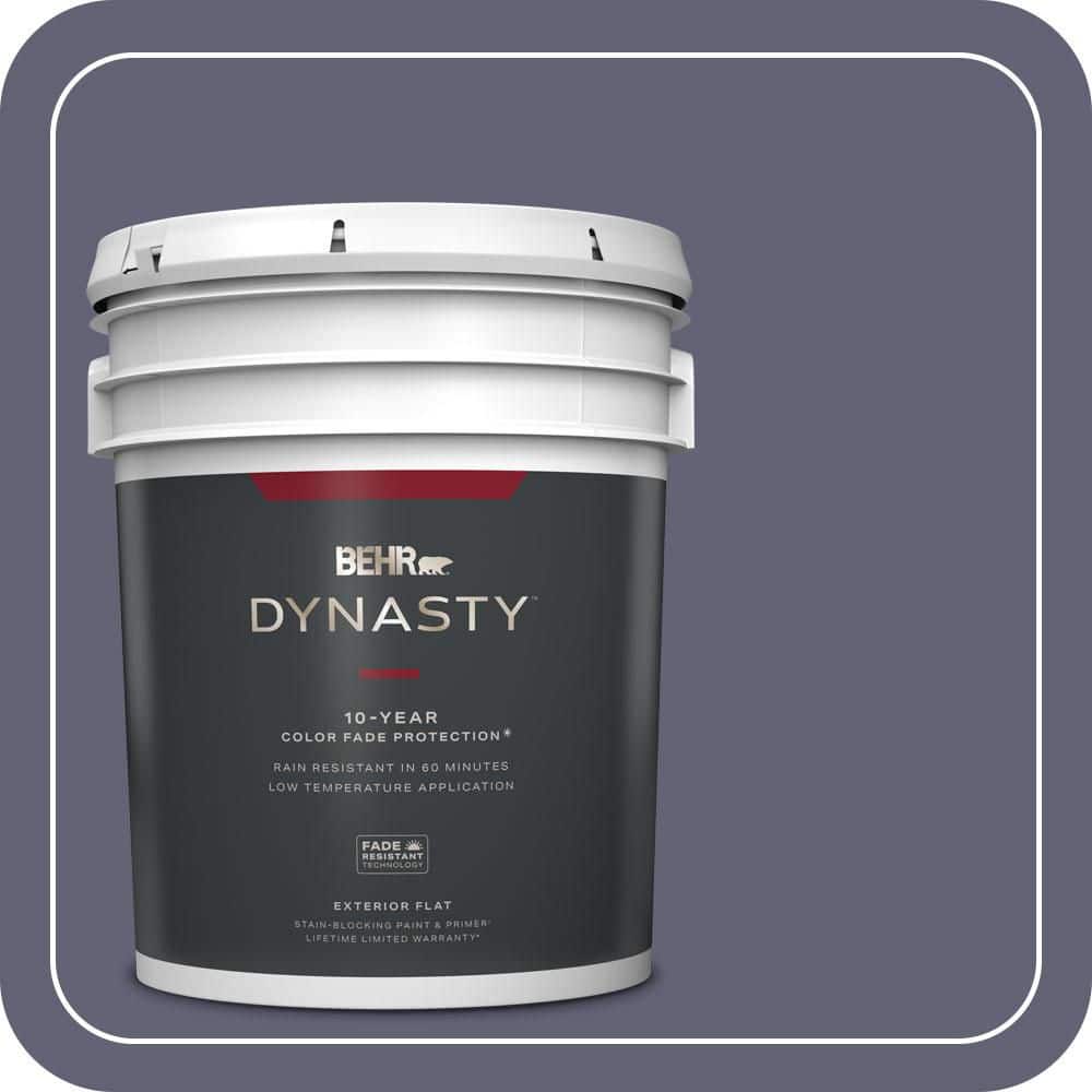 5 gal. #620F-6 Purple Orchid Flat Exterior Stain-Blocking Paint & Primer price history on PriceWatchPro