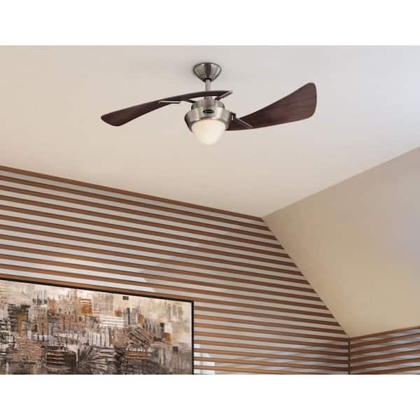 NEW WESTINGHOUSE 48" CEILING FAN BRUSHED NICKLE FINISH 72141 