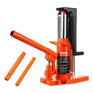 Hydraulic Toe Jack, 2.5-Ton On Toe Toe Jack Lift, 5-Ton On Top Lift Capacity Machine Jack, 0.8 in. - 5.3 in. Toe Height