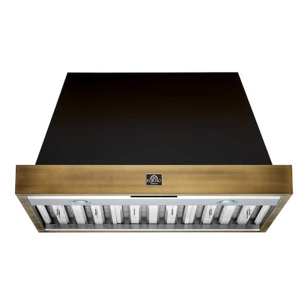 Vittorio 36 in. Range Hood in Black