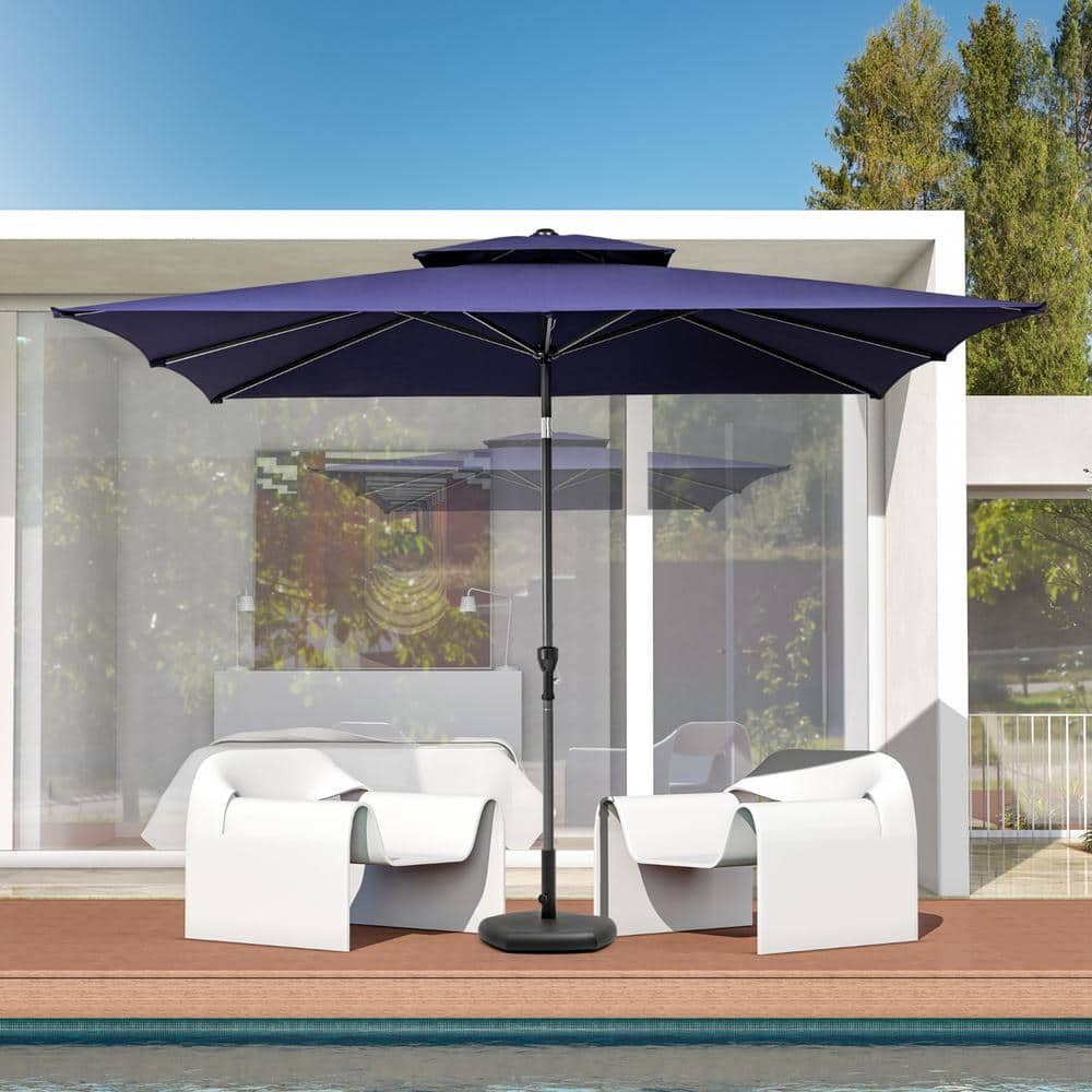 9 ft. Market Push Button Patio Umbrella in Navy Blue price history on PriceWatchPro