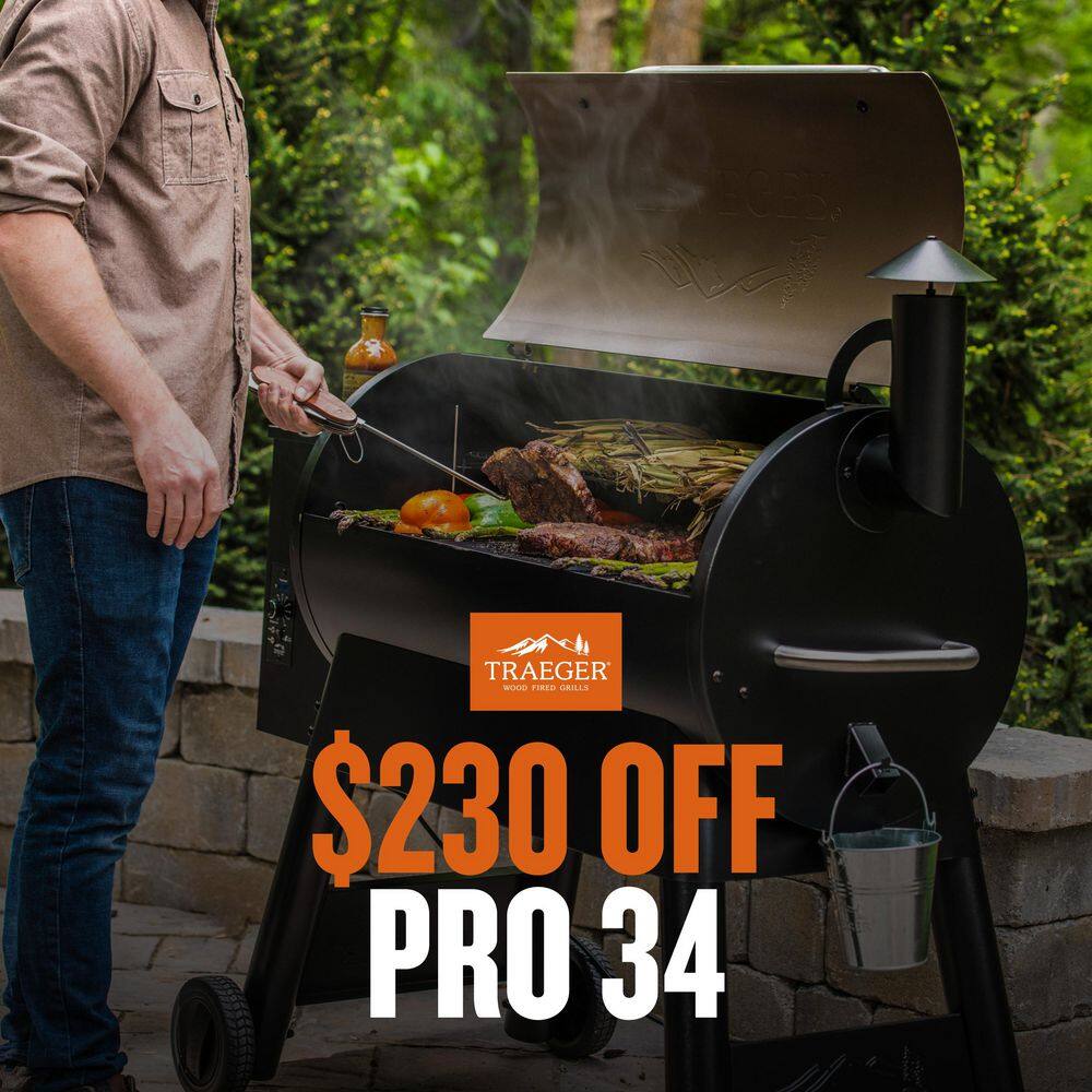Pro Series 34-Pellet Grill and Smoker - rated 4.4423 stars from 4133 reviews