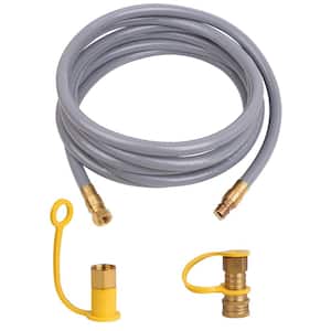 15 ft. x 3/8 in. Natural Gas Hose with Quick Connect Fittings