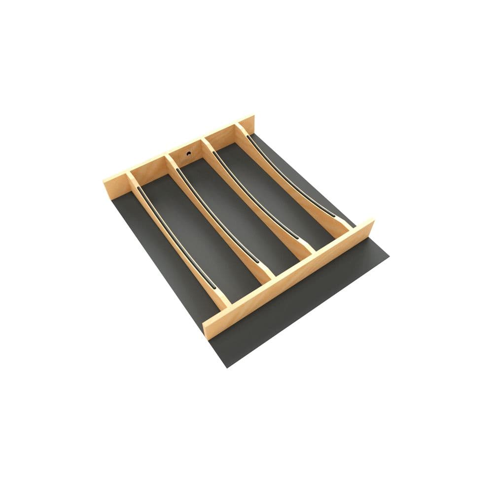 "Craftsman Collection 16-1/4"" X 19-1/2"" Solid Maple Utensil Drawer Insert w/ Black Accents" price history on PriceWatchPro