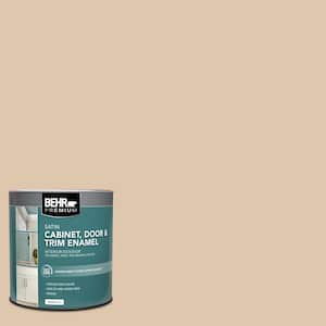 1 qt. #N260-2 Almond Latte Satin Enamel Interior/Exterior Cabinet, Door & Trim Paint