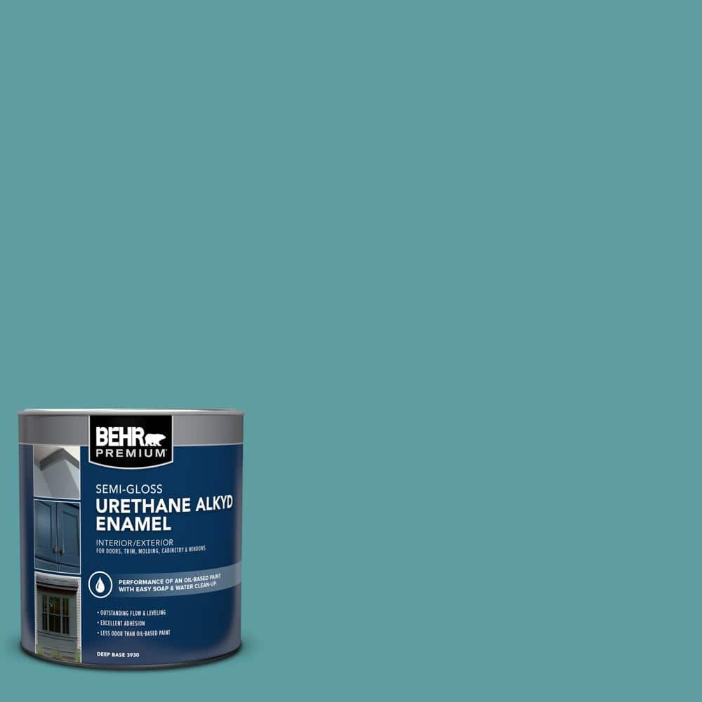 1 qt. #PPU13-05 Bali Bliss Semi-Gloss Enamel Urethane Alkyd Interior/Exterior Paint price history on PriceWatchPro
