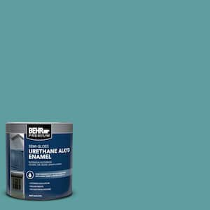 1 qt. #PPU13-05 Bali Bliss Semi-Gloss Enamel Urethane Alkyd Interior/Exterior Paint