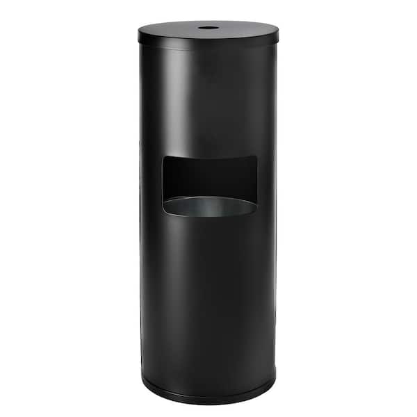 GRITT COMMERCIAL 7 Gal. Black Stainless Steel Gym Wipe Dispenser, Commercial Wet Wipe Roll Dispenser Station, Sanitary Product Dispenser