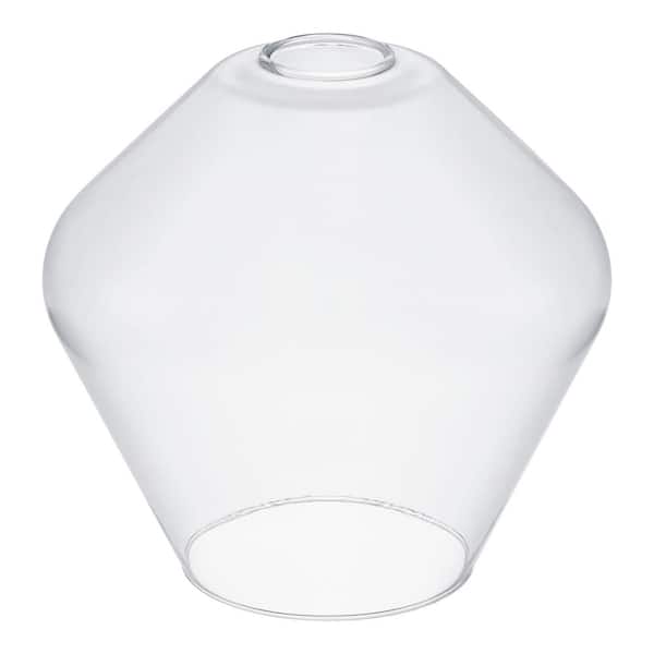 4 in. Clear Glass Merlot Novelty Pendant Lamp Shade with 2-1/4 in. Fitter