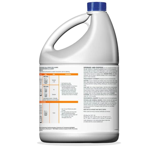 121 fl. oz. Low Splash Regular Liquid Bleach Cleaner