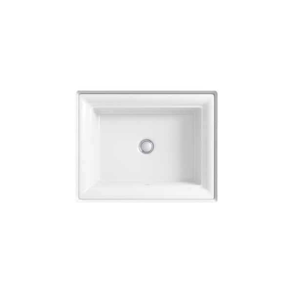 KOHLER Artifacts 21-1/4 in. Rectangular Undermount Bathroom Sink
