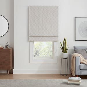 blackout,up to 3 m width by any drop, roman blind in thick cream cotton