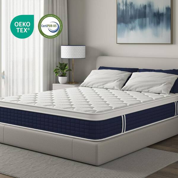 12-Inch Full Hybrid Mattress – Medium Firm, Pocket Springs & Memory Foam, Pressure Relief & Motion Isolation, CertiPUR-US Certified
