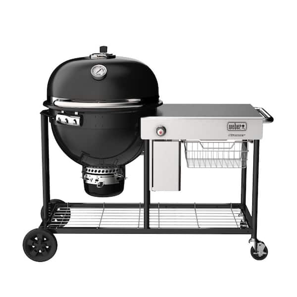 24 in. Summit Kamado S6 Charcoal Grill Center in Black