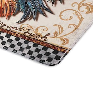 Bon Apetit Rooster Rectangle Kitchen Mat 22in.x 35in.