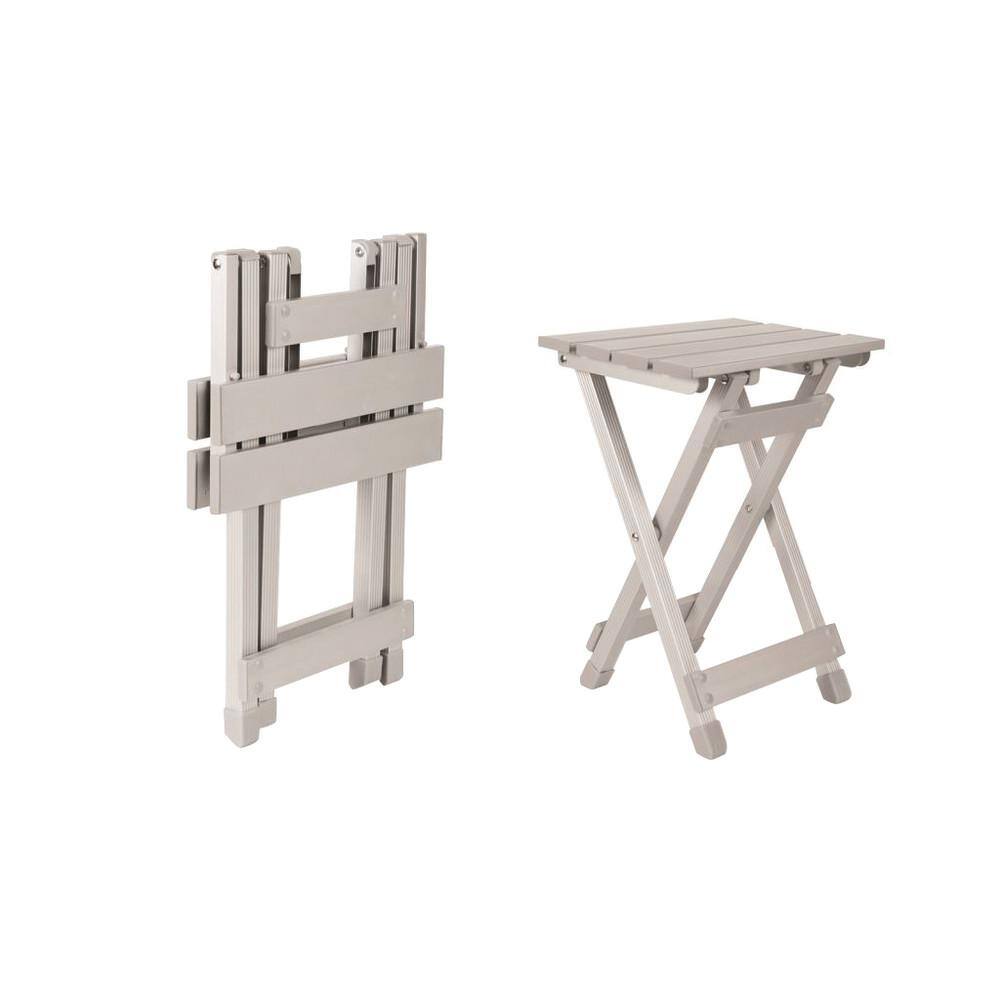 small aluminum folding table