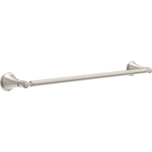 Lorna 18 in. Wall Mounted Towel Bar Bath Hardware Accessory in Brushed Nickel