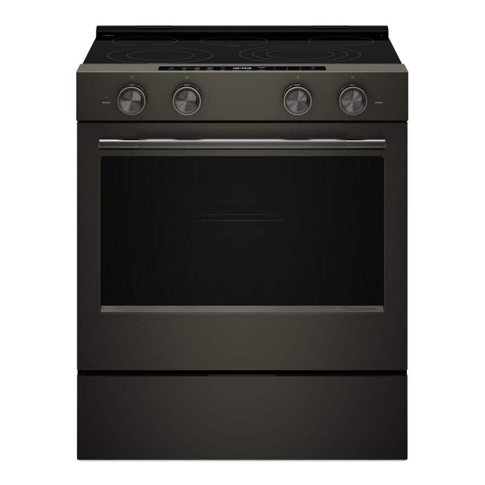 30 in. 5 Element Slide-In Electric Range in Black Ore wih EvenHeat Hyper Element price history on PriceWatchPro