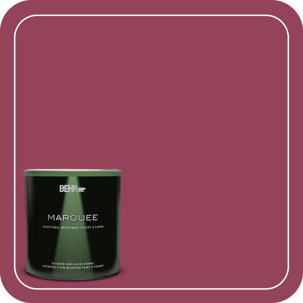 1 qt. #110B-7 Raspberry Pudding Semi-Gloss Enamel Exterior Paint & Primer price history on PriceWatchPro