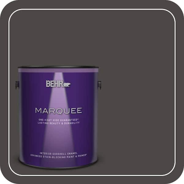 BEHR MARQUEE 1 gal. Home Decorators Collection #HDC-CL-14A Warm Onyx Eggshell Enamel Interior Paint & Primer