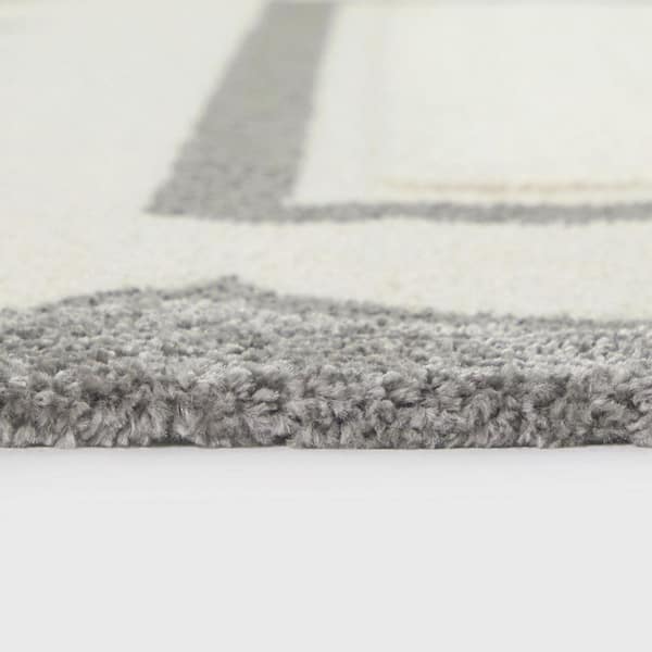 Wendell Grey 7 ft. 10 in. x 10 ft. Border Area Rug
