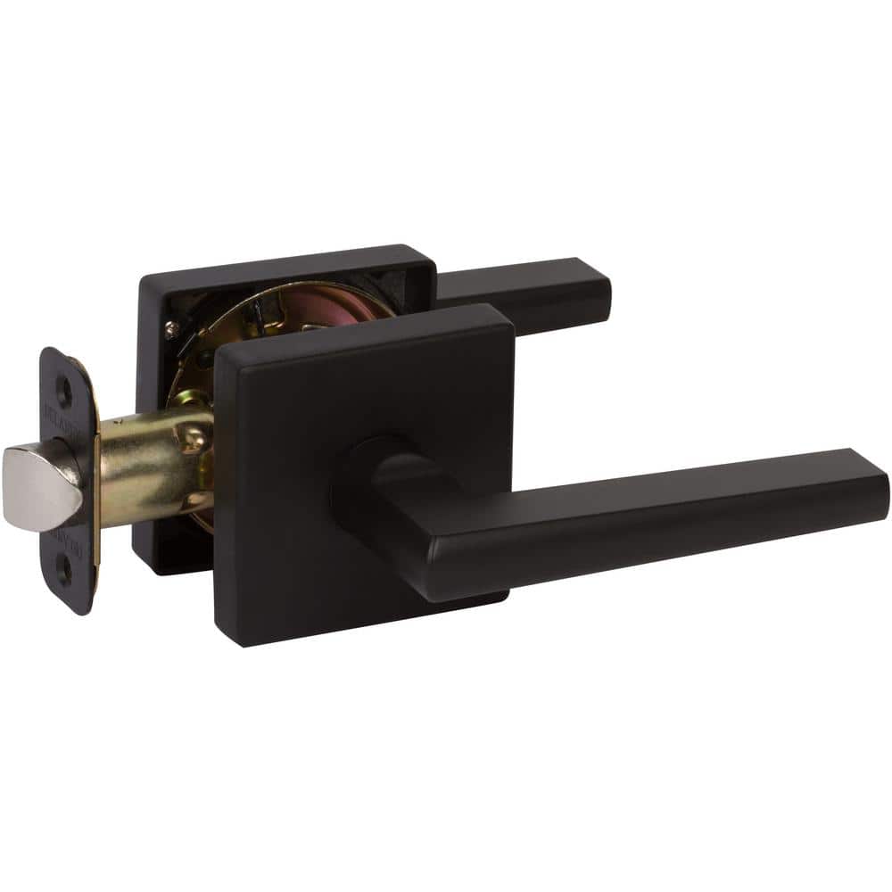 Black Vida Hall/Closet Door Lever with Square Backplate price history on PriceWatchPro