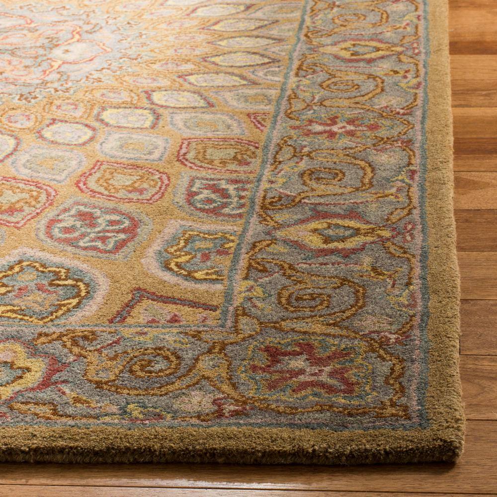 Heritage Light Brown and Grey Hand-Tufted Wool Area Rug