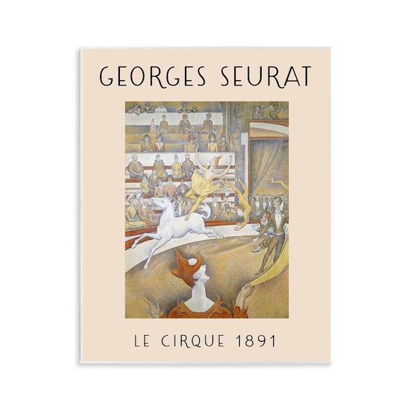Stupell Industries Classic Georges Seurat by Daphne Polselli Unframed People Graphic Art Print 14 in. x 11 in.