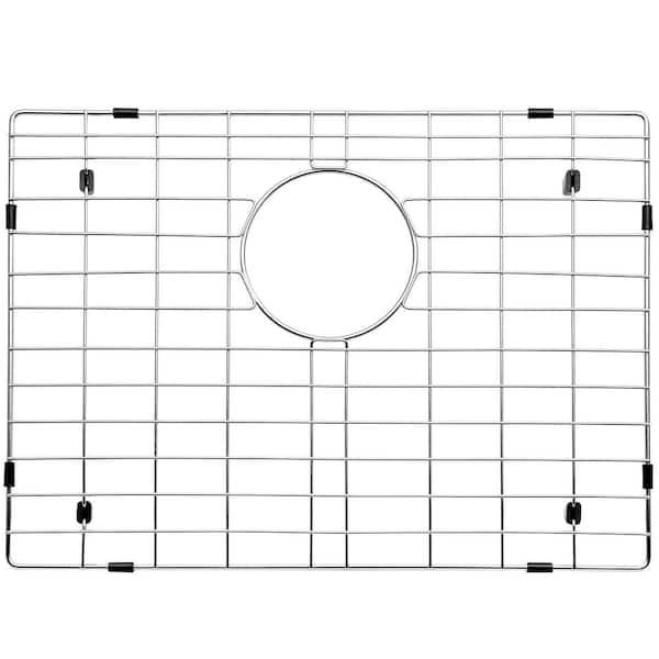 SERENE VALLEY 19.13 in. x 14.13 in. Rear Drain Stainless Steel Sink Grid