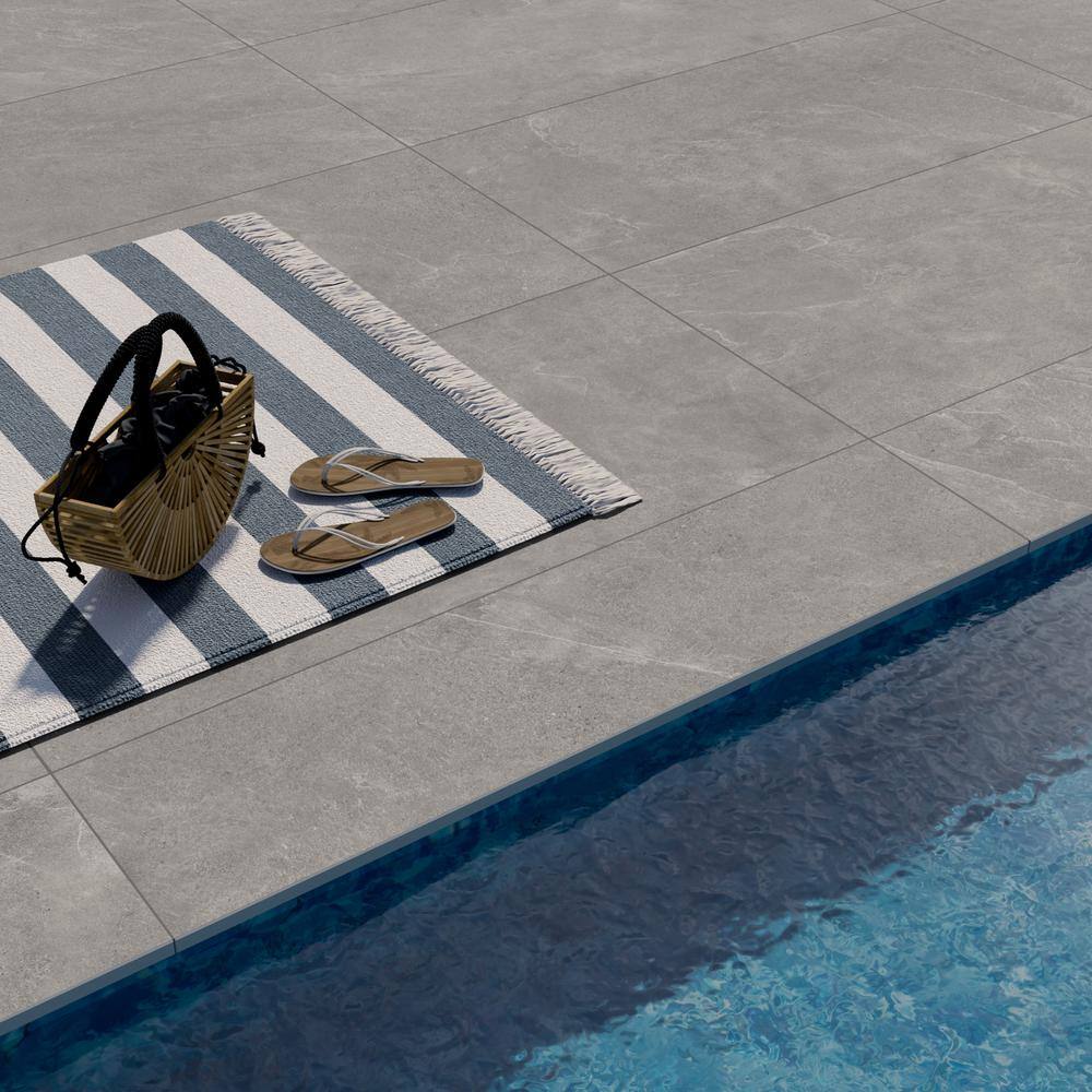 Silver Gray Large Format Matte Porcelain Tile with Water Protection