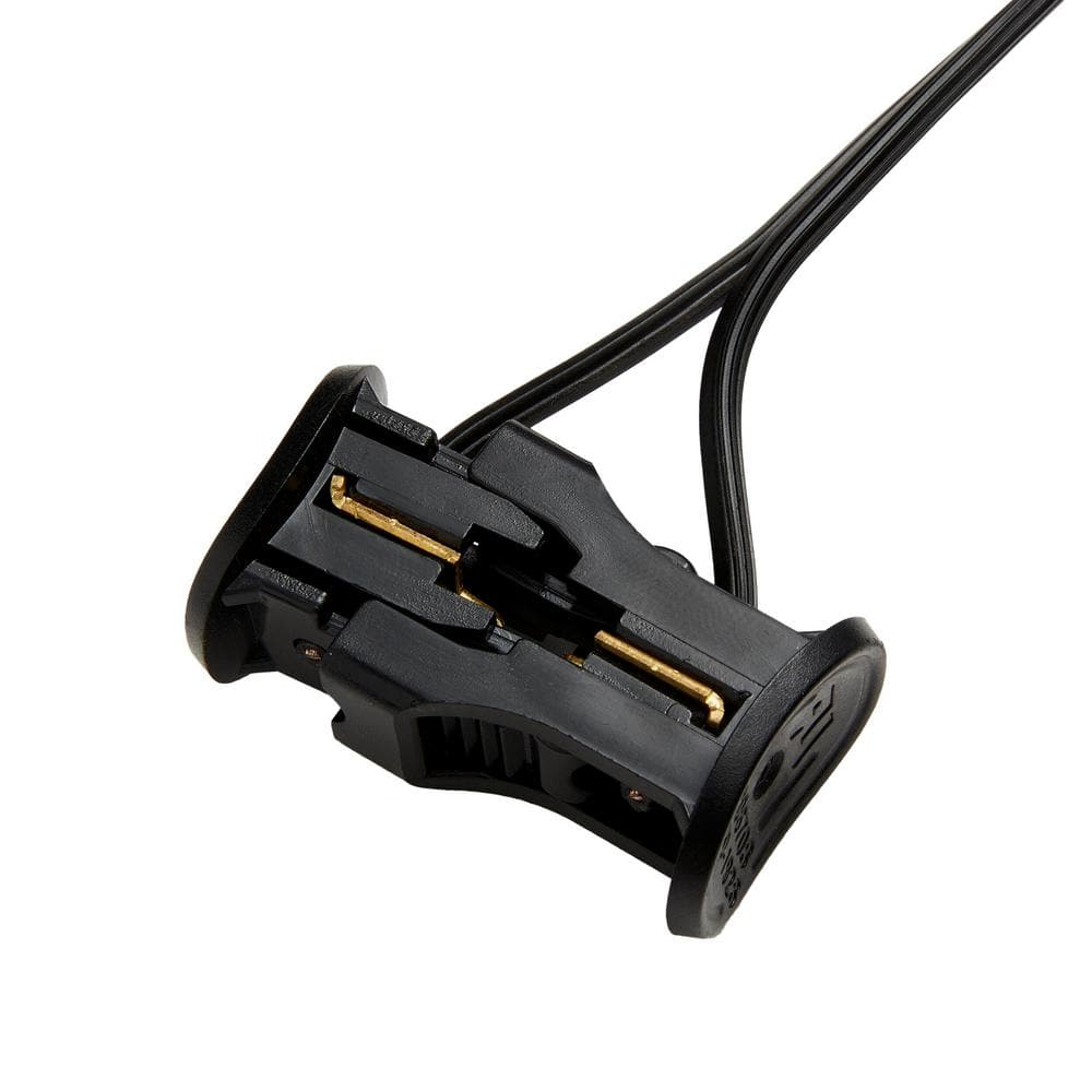 Millennium Black LED Motion Sensor Outdoor Stair Light with Frosted Lens