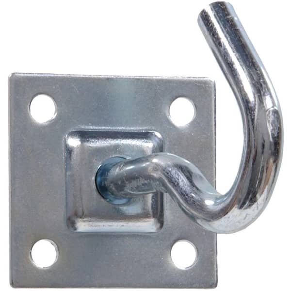 Hardware Essentials Clothesline Hook in Plate Style and Zinc-Plated (5-Pack)