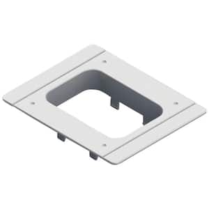 Plastic Flush Plate for SES40P Series Surge Protector (1-Pack)