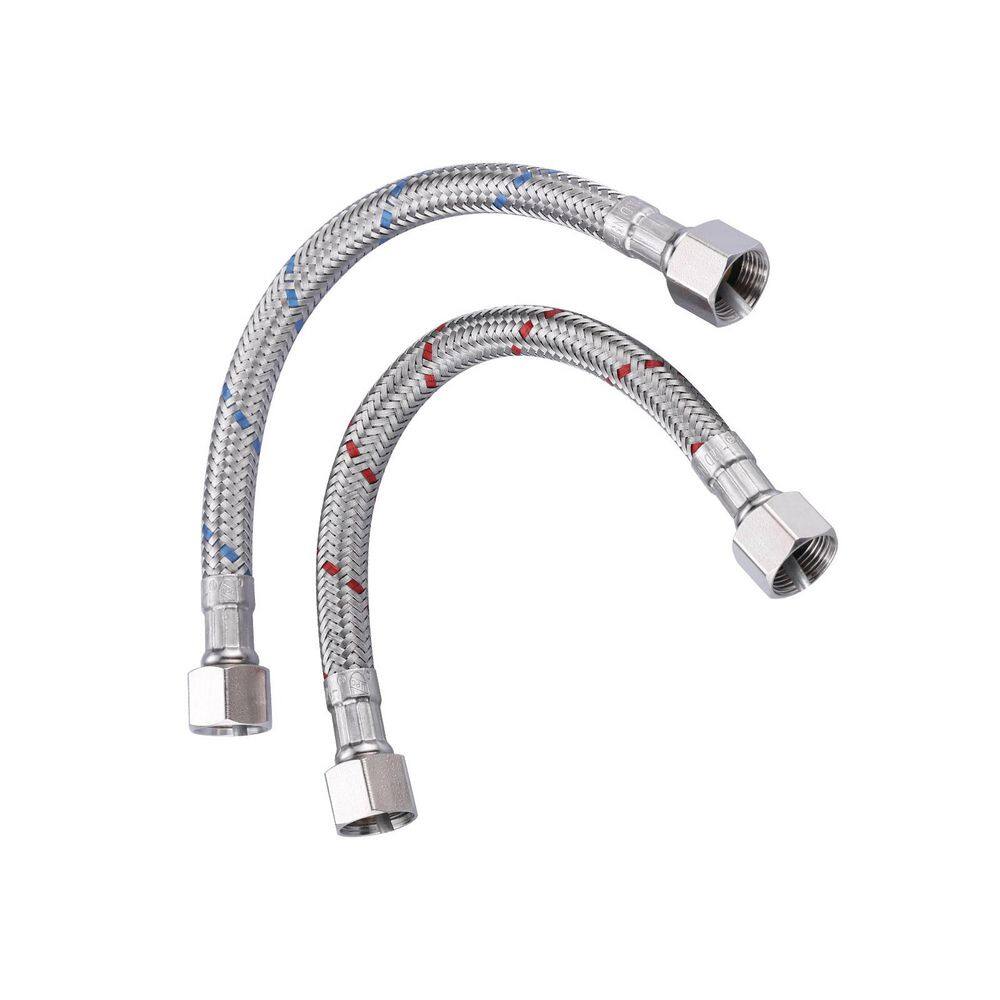 9 in. 3/8 in. Compression x 3/8 in. Compression Braided Stainless Steel Faucet Supply Line price history on PriceWatchPro