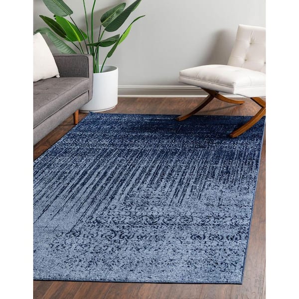 Del Mar Jennifer Blue 5' 0 x 8' 0 Area Rug