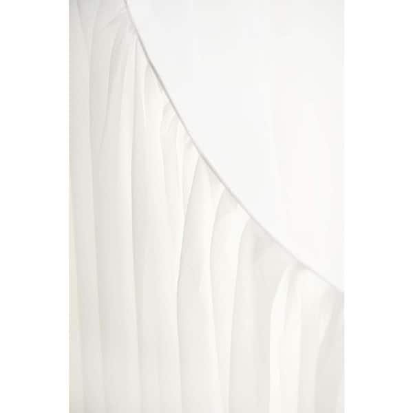 30 in. W x 26.5 ft. Easy Hanging Wedding Arch Draping Fabric 3 Panels for  Wedding Ceremony Reception Swag Decorations PU889V - The Home Depot