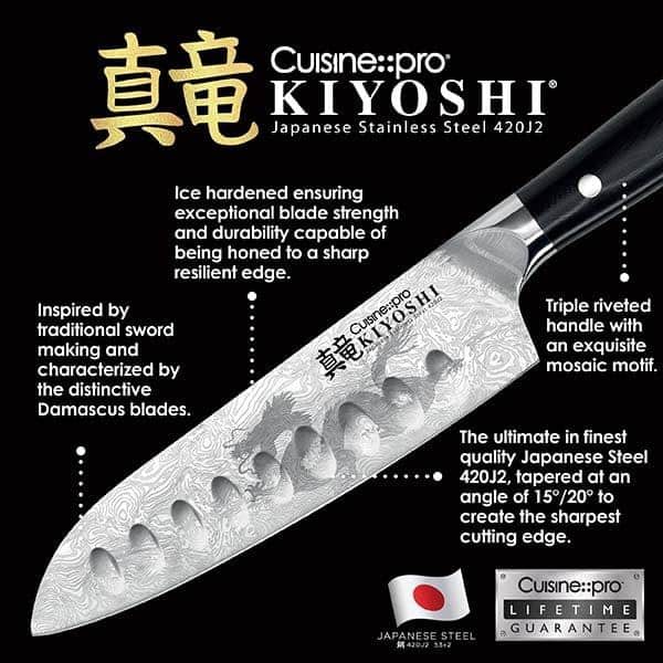 Kitchen Knives 6 Set Professional Japanese Chef Knife Damascus Chef Knives  Block