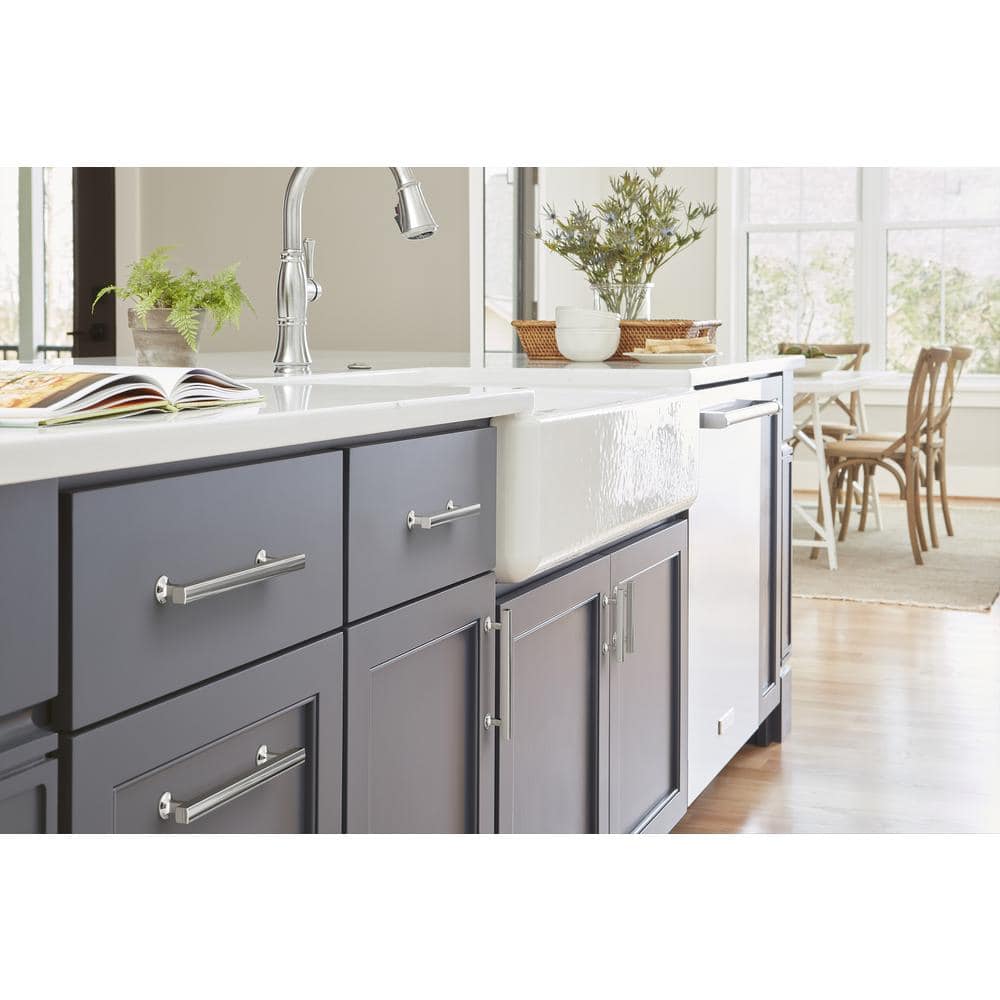 Amerock Everett 3 inch (76mm) Center-to-Center Polished Chrome Cabinet Pull