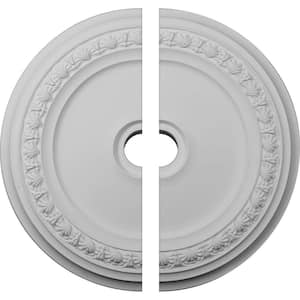 31-1/8 in. x 4 in. x 1-1/2 in. Carlsbad Urethane Ceiling Medallion, 2-Piece (Fits Canopies up to 5-1/2 in.)