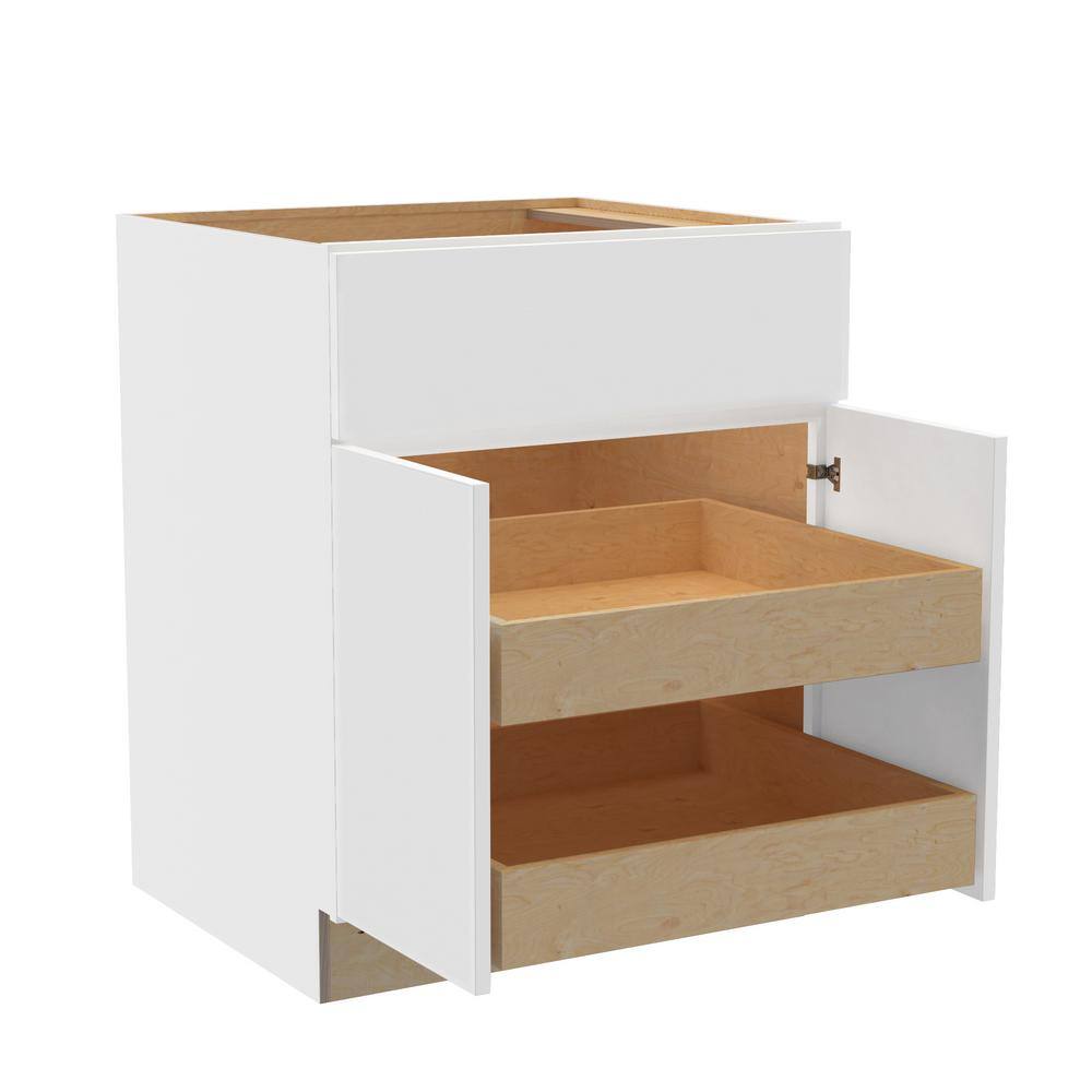 Hargrove 27 in. W x 24 in. D x 34.5 in. H Assembled Plywood Base Kitchen Ca