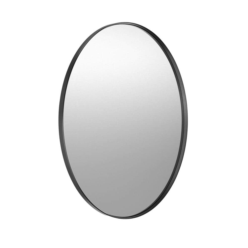 CLAVIE 22 in. W x 30 in. H Medium Oval Iron Framed Wall Mounted